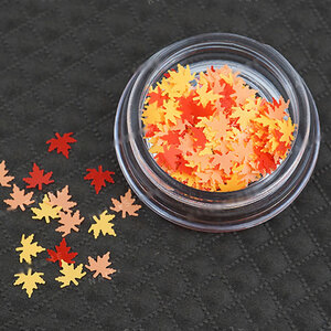 낙엽 글리터/가을네일/단풍글리터